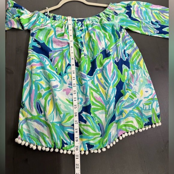 Lilly Pulitzer off the shoulder Enna Top - Picture 7 of 8